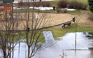Park Kusocińskiego (jak zwykle) zalany
